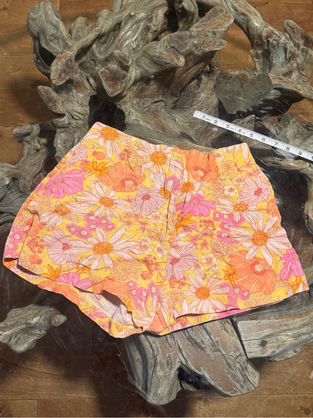 H&M Linen Floral Print Shorts